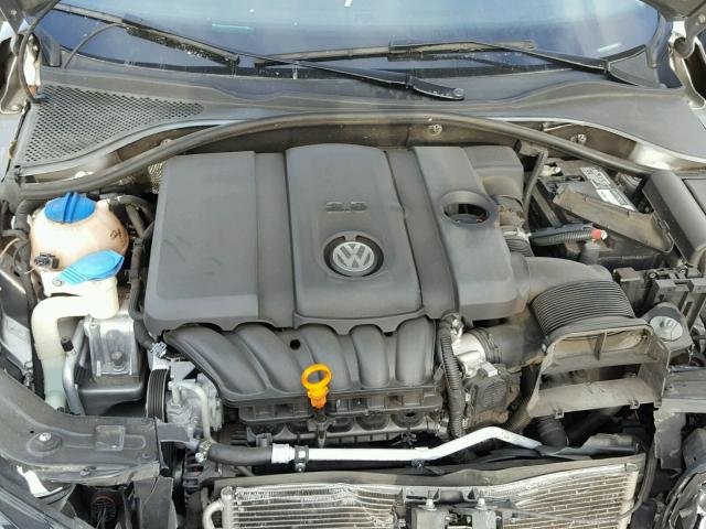 1VWAP7A35CC079893 - 2012 VOLKSWAGEN PASSAT S GRAY photo 7