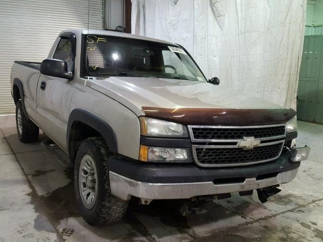 3GCEK14VX6G133154 - 2006 CHEVROLET SILVERADO TAN photo 1