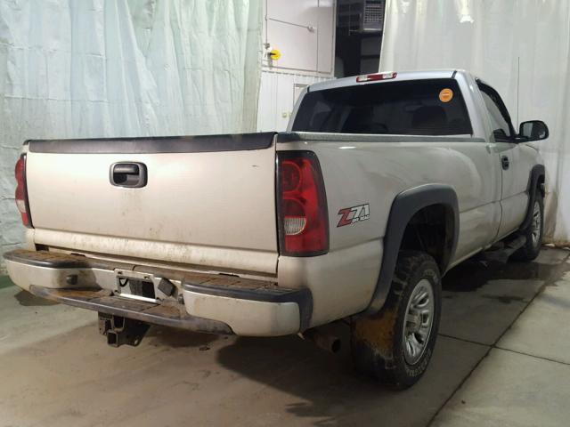 3GCEK14VX6G133154 - 2006 CHEVROLET SILVERADO TAN photo 4