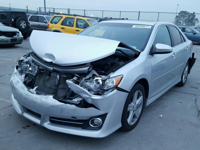 4T1BF1FK3CU141918 - 2012 TOYOTA CAMRY BASE SILVER photo 2