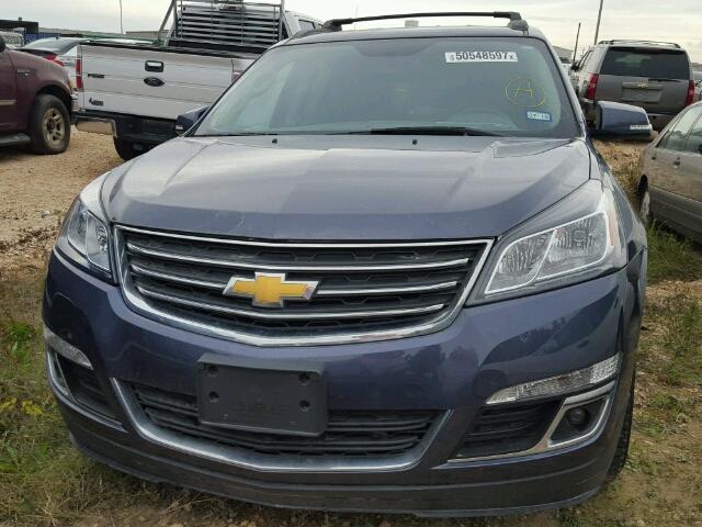 1GNKRJKD2DJ119695 - 2013 CHEVROLET TRAVERSE L BLUE photo 9