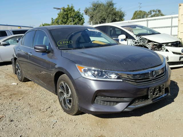 1HGCR2F37HA082994 - 2017 HONDA ACCORD LX CHARCOAL photo 1