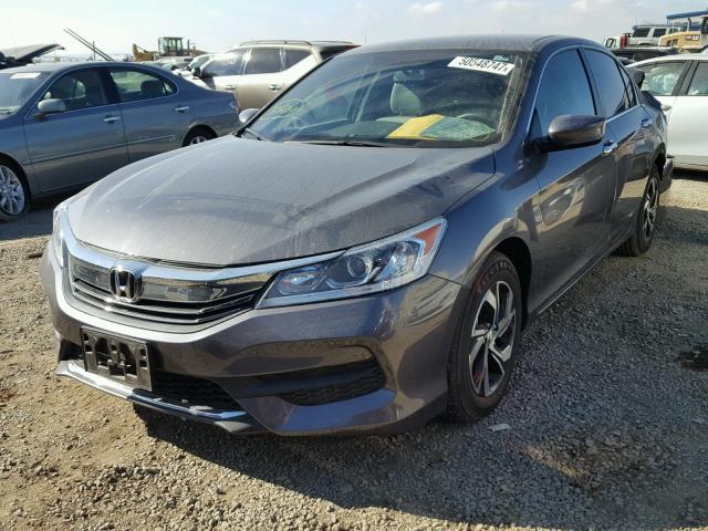 1HGCR2F37HA082994 - 2017 HONDA ACCORD LX CHARCOAL photo 2