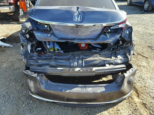 1HGCR2F37HA082994 - 2017 HONDA ACCORD LX CHARCOAL photo 9