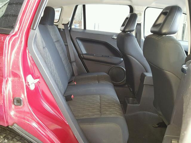 1B3HB28B48D661938 - 2008 DODGE CALIBER RED photo 6