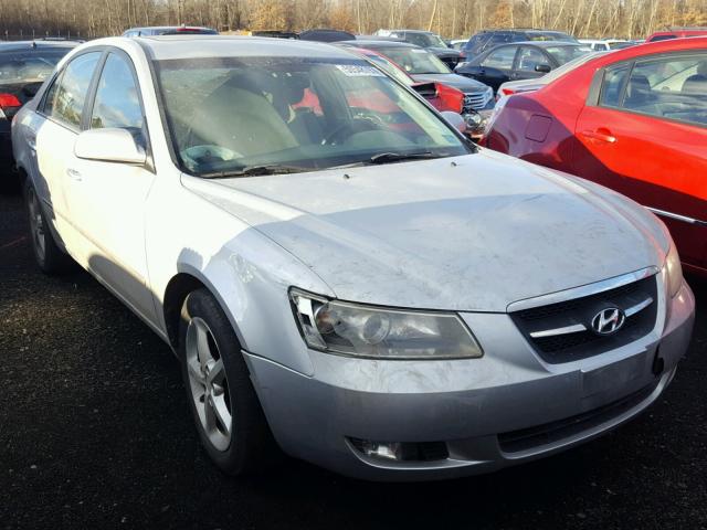 5NPEU46C78H357077 - 2008 HYUNDAI SONATA SE SILVER photo 1