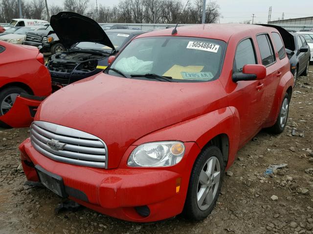 3GNBABDB5AS635276 - 2010 CHEVROLET HHR LT RED photo 2