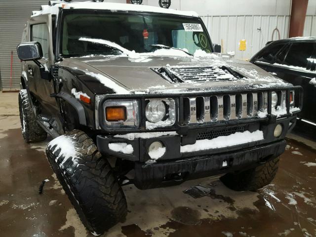 5GRGN23U83H119140 - 2003 HUMMER H2 BLACK photo 1