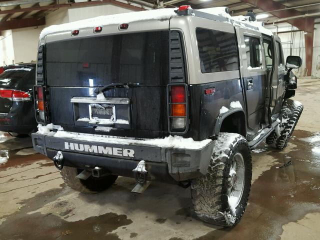 5GRGN23U83H119140 - 2003 HUMMER H2 BLACK photo 4