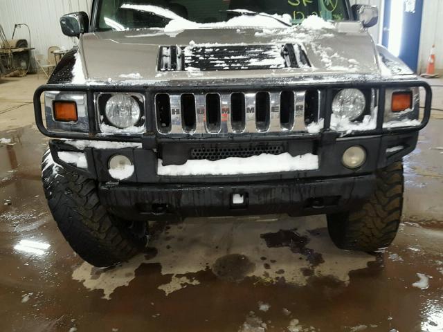 5GRGN23U83H119140 - 2003 HUMMER H2 BLACK photo 7