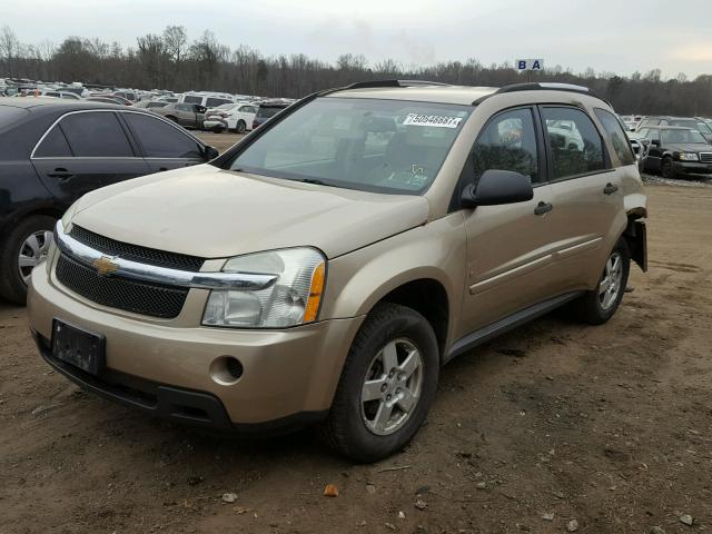 2CNDL23F786006266 - 2008 CHEVROLET EQUINOX LS GOLD photo 2