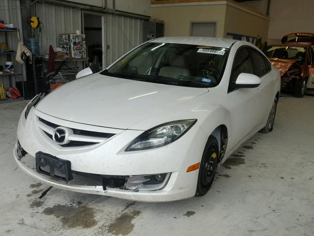 1YVHZ8DHXC5M04982 - 2012 MAZDA 6 I WHITE photo 2