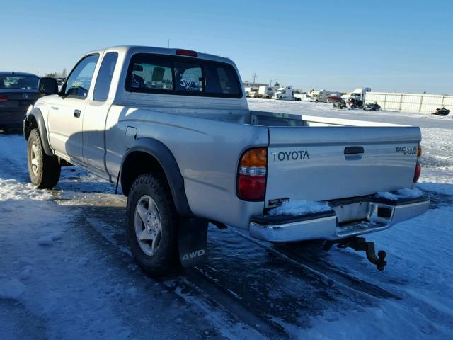 5TEWN72N41Z794984 - 2001 TOYOTA TACOMA XTR SILVER photo 3