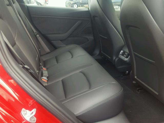 5YJ3E1EA3JF035771 - 2018 TESLA MODEL 3 წითელი ფოტო 6
