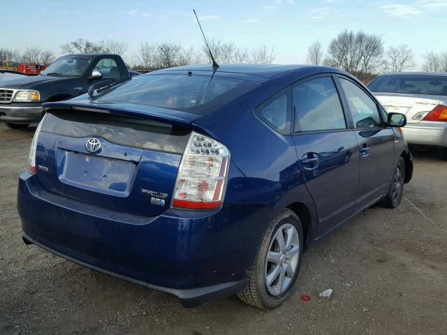 JTDKB20U297861072 - 2009 TOYOTA PRIUS BLUE photo 4