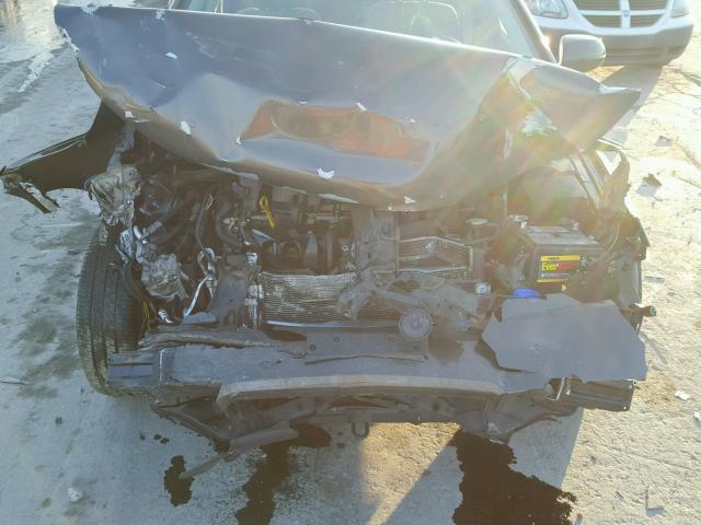 KNAFU4A21B5408144 - 2011 KIA FORTE EX CHARCOAL photo 9