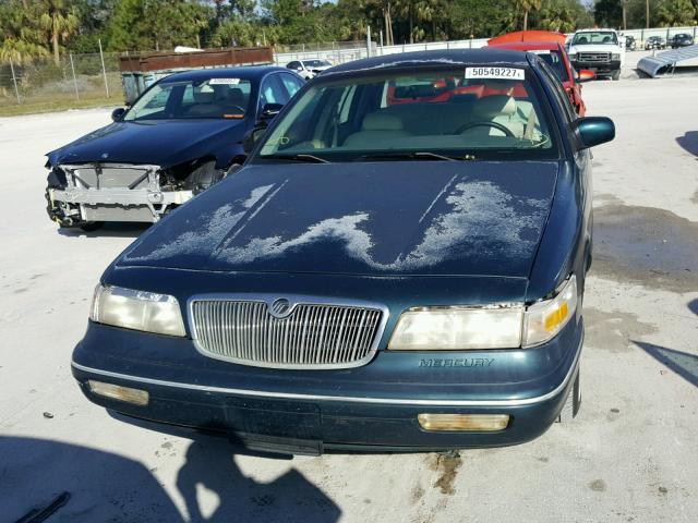 2MELM75W4VX641554 - 1997 MERCURY GRAND MARQ GREEN photo 9