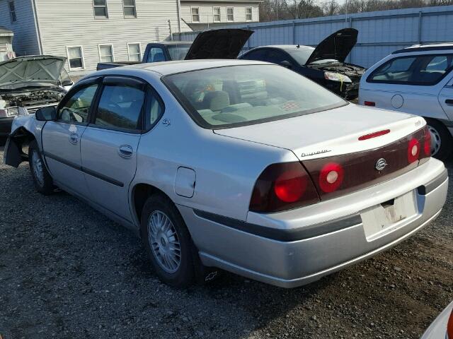 2G1WF55E7Y9190397 - 2000 CHEVROLET IMPALA SILVER photo 3