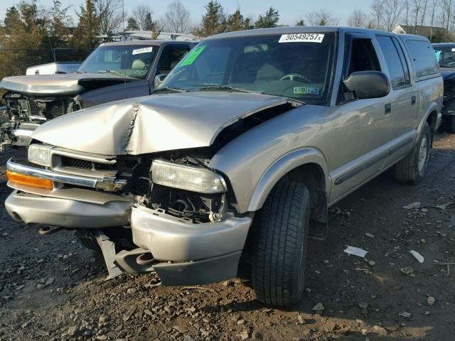 1GCDT13X74K122274 - 2004 CHEVROLET S TRUCK S1 TAN photo 2