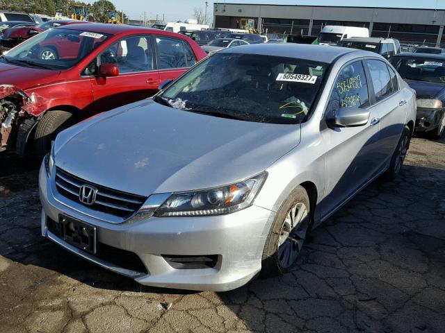 1HGCR2F37EA095997 - 2014 HONDA ACCORD LX SILVER photo 2