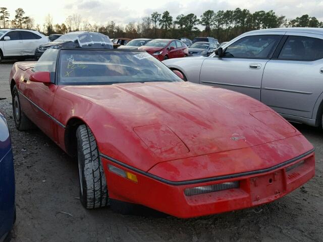 1G1YY6789G5903330 - 1986 CHEVROLET CORVETTE RED photo 1