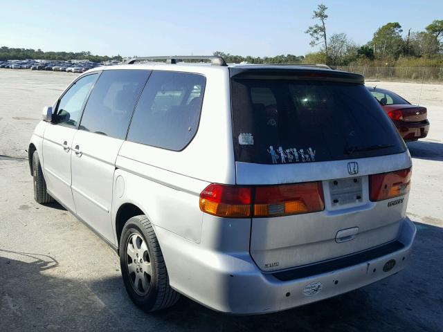 5FNRL18933B130304 - 2003 HONDA ODYSSEY EX WHITE photo 3