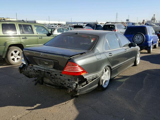 WDBNG75J13A371953 - 2003 MERCEDES-BENZ S 500 GRAY photo 4