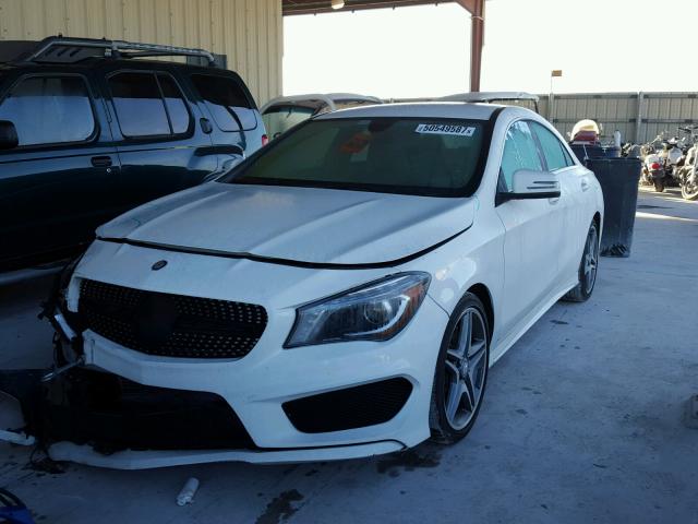 WDDSJ4EB6EN094988 - 2014 MERCEDES-BENZ CLA 250 WHITE photo 2