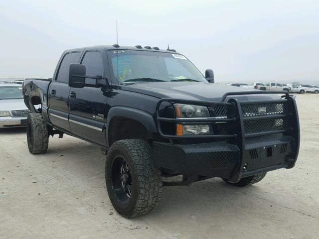 1GCHK23104F148925 - 2004 CHEVROLET SILVERADO BLACK photo 1