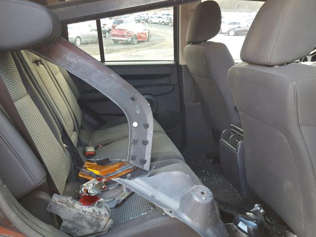 1J4RG4GK3AC157291 - 2010 JEEP COMMANDER შავი ფოტო 6