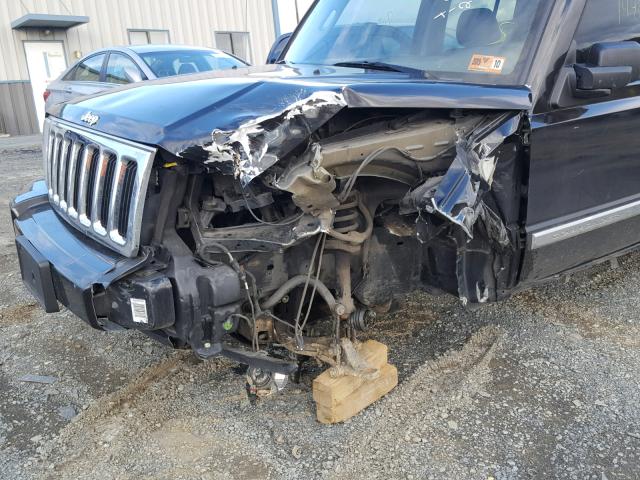 1J4RG4GK3AC157291 - 2010 JEEP COMMANDER შავი ფოტო 9