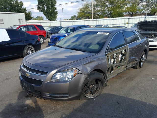 1G1ZC5EB3AF270806 - 2010 CHEVROLET MALIBU 1LT TAN photo 2