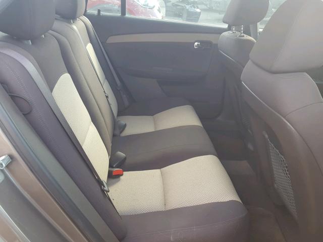 1G1ZC5EB3AF270806 - 2010 CHEVROLET MALIBU 1LT TAN photo 6