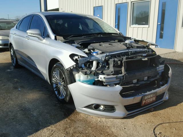 3FA6P0H99ER293256 - 2014 FORD FUSION SE SILVER photo 1