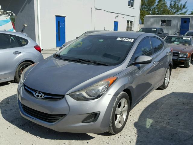 KMHDH4AE3BU112181 - 2011 HYUNDAI ELANTRA GL GRAY photo 2