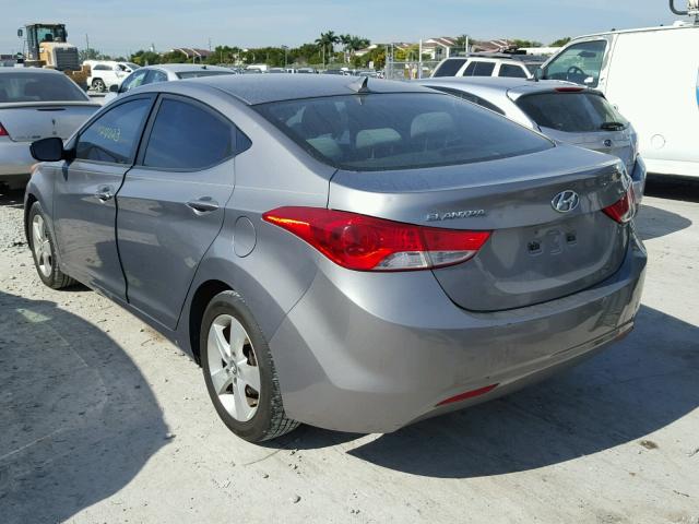 KMHDH4AE3BU112181 - 2011 HYUNDAI ELANTRA GL GRAY photo 3