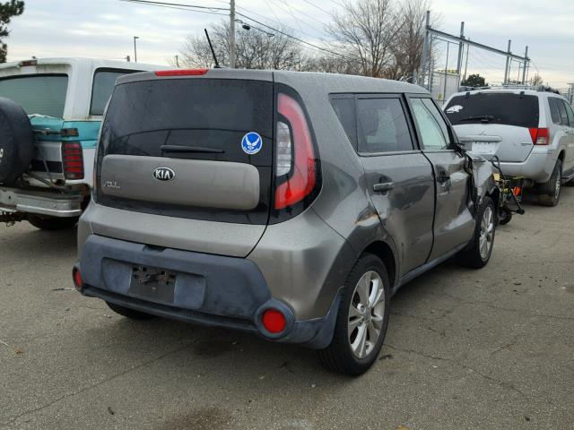 KNDJP3A53E7005218 - 2014 KIA SOUL + CHARCOAL photo 4