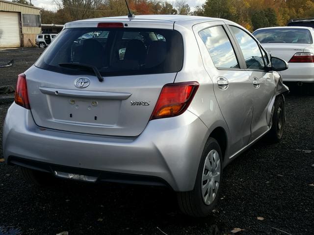 VNKKTUD33HA078961 - 2017 TOYOTA YARIS L SILVER photo 4