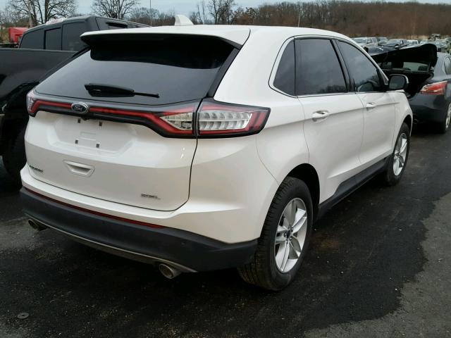 2FMPK3J87GBB58001 - 2016 FORD EDGE SEL WHITE photo 4