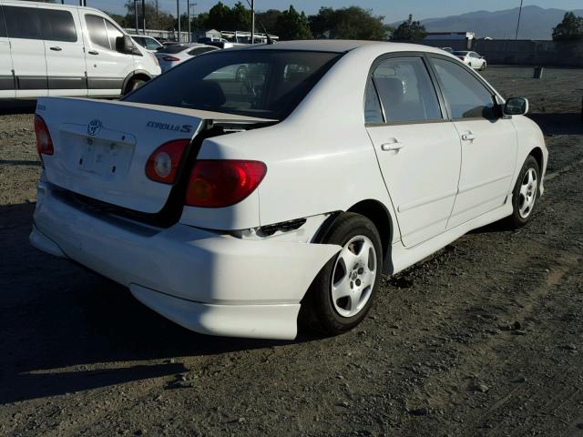 1NXBR32E23Z185900 - 2003 TOYOTA COROLLA CE WHITE photo 4