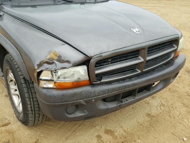 1D4HR38N03F621298 - 2003 DODGE DURANGO SP GRAY photo 9