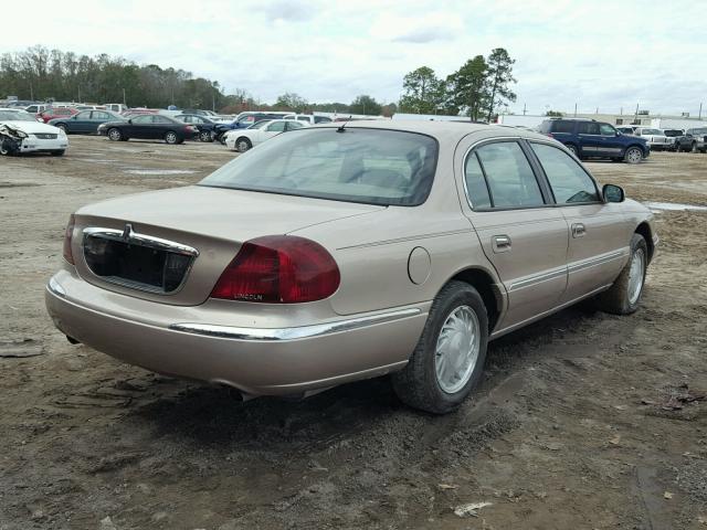 1LNFM97V1WY658081 - 1998 LINCOLN CONTINENTA GOLD photo 4