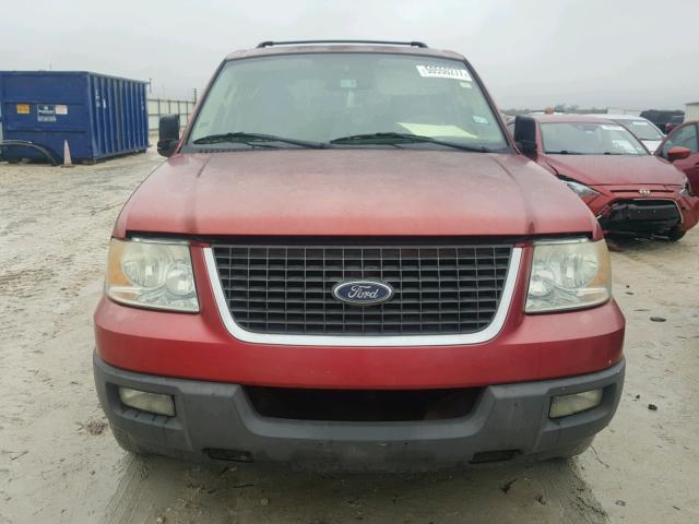 1FMFU15L83LC60524 - 2003 FORD EXPEDITION RED photo 9