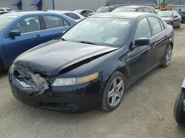 19UUA66244A008744 - 2004 ACURA TL BLACK photo 2