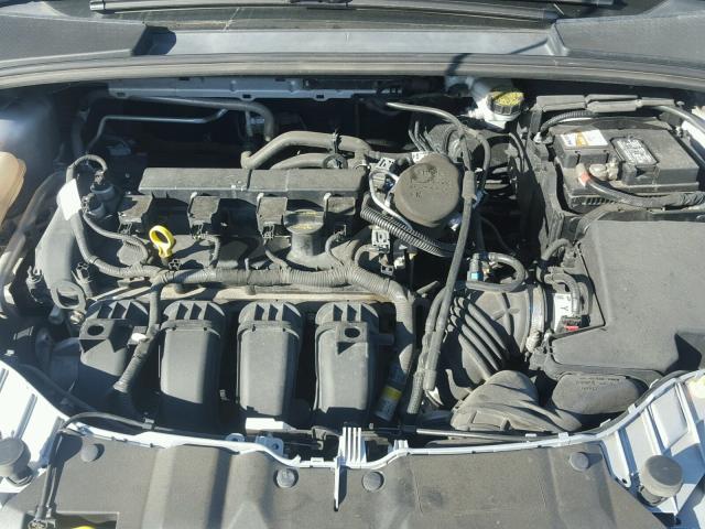 1FAHP3E26CL354964 - 2012 FORD FOCUS S SILVER photo 7