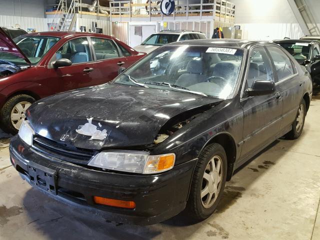 JHMCD5559SC012277 - 1995 HONDA ACCORD EX BLACK photo 2