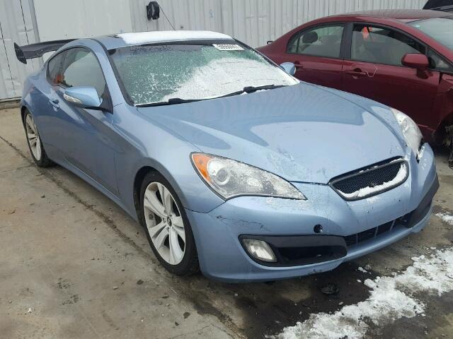 KMHHU6KH8AU035386 - 2010 HYUNDAI GENESIS CO BLUE photo 1