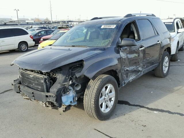 1GKKRNED6GJ140909 - 2016 GMC ACADIA SLE BLACK photo 2