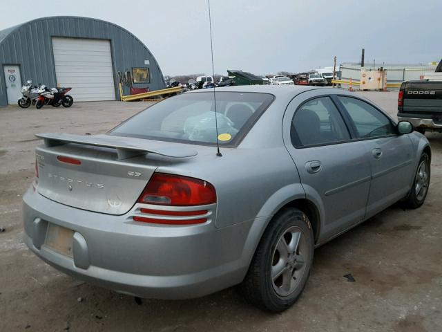 1B3EL56T84N168717 - 2004 DODGE STRATUS ES SILVER photo 4