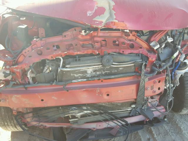 JTDBT923581223975 - 2008 TOYOTA YARIS RED photo 9